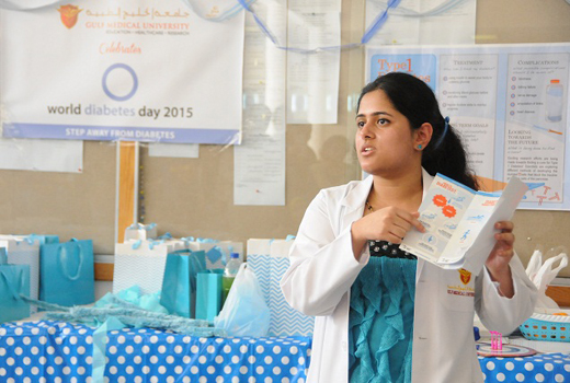 GMU Students Observe World Diabetes Day 1
